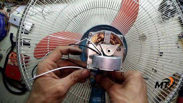 Các bước thay tụ điện cho quạt đơn giản