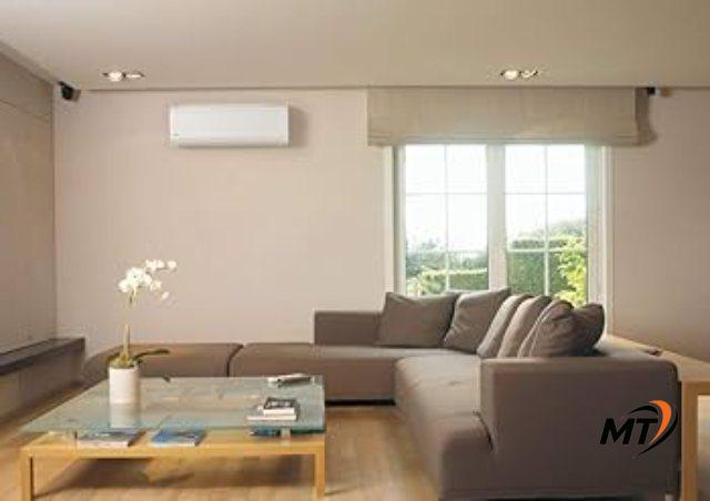 Phòng dưới 15m² phù hợp dùng điều hòa 9000BTU