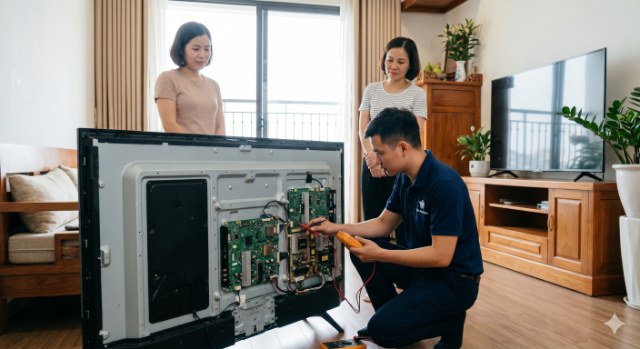 Sửa Tivi SONY Bravia 4K lớn