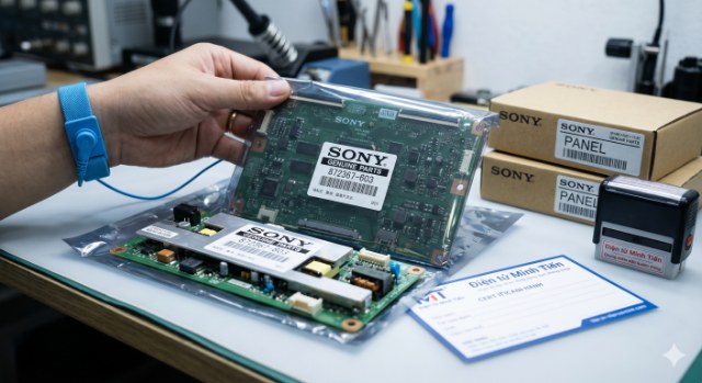 Thay bo mạch SONY chính hãng mới